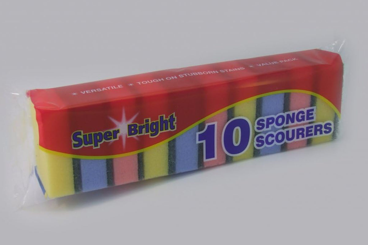 Superbright Sponge Scourers 10PK
