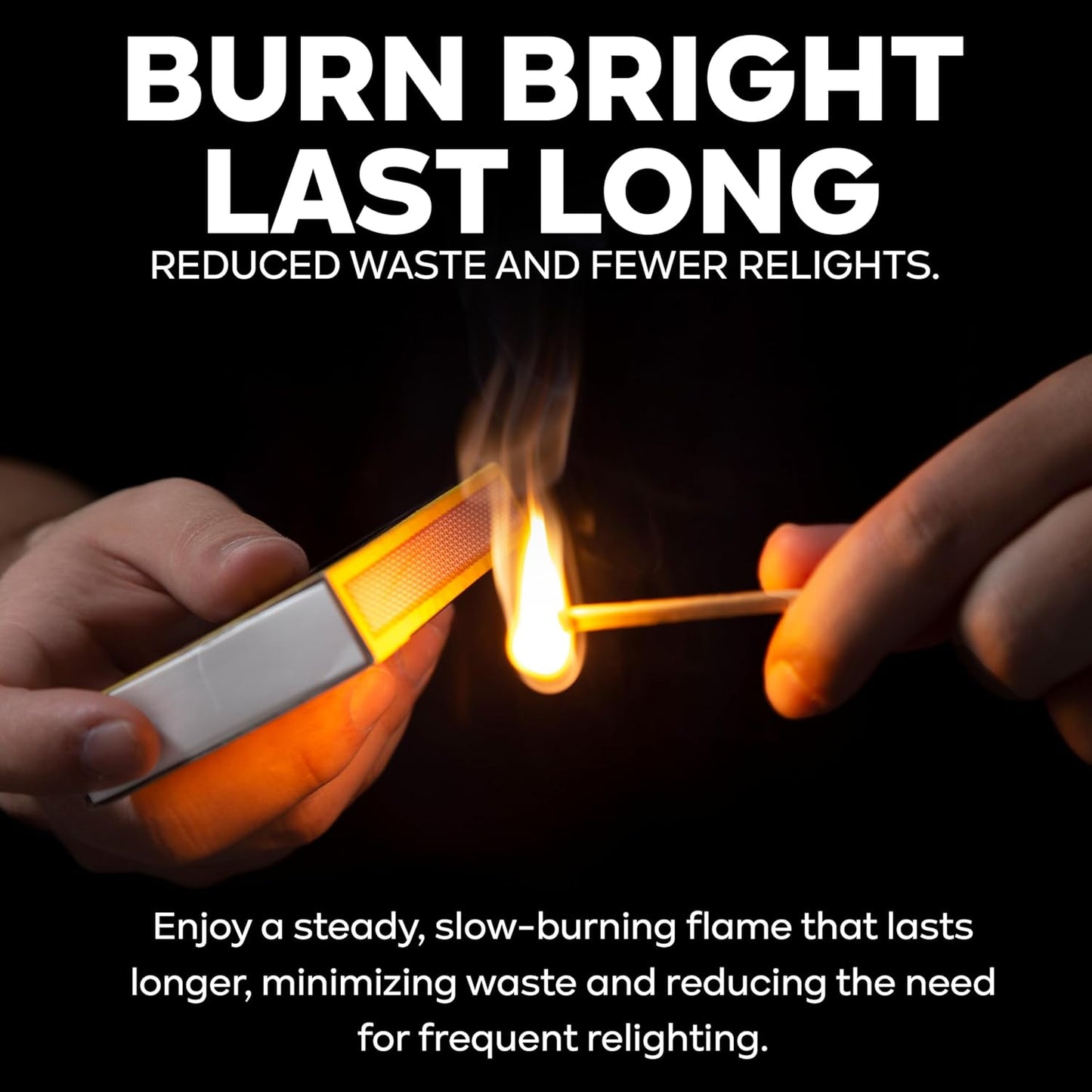 - Extra Long Safety Matches (Pack of 5)