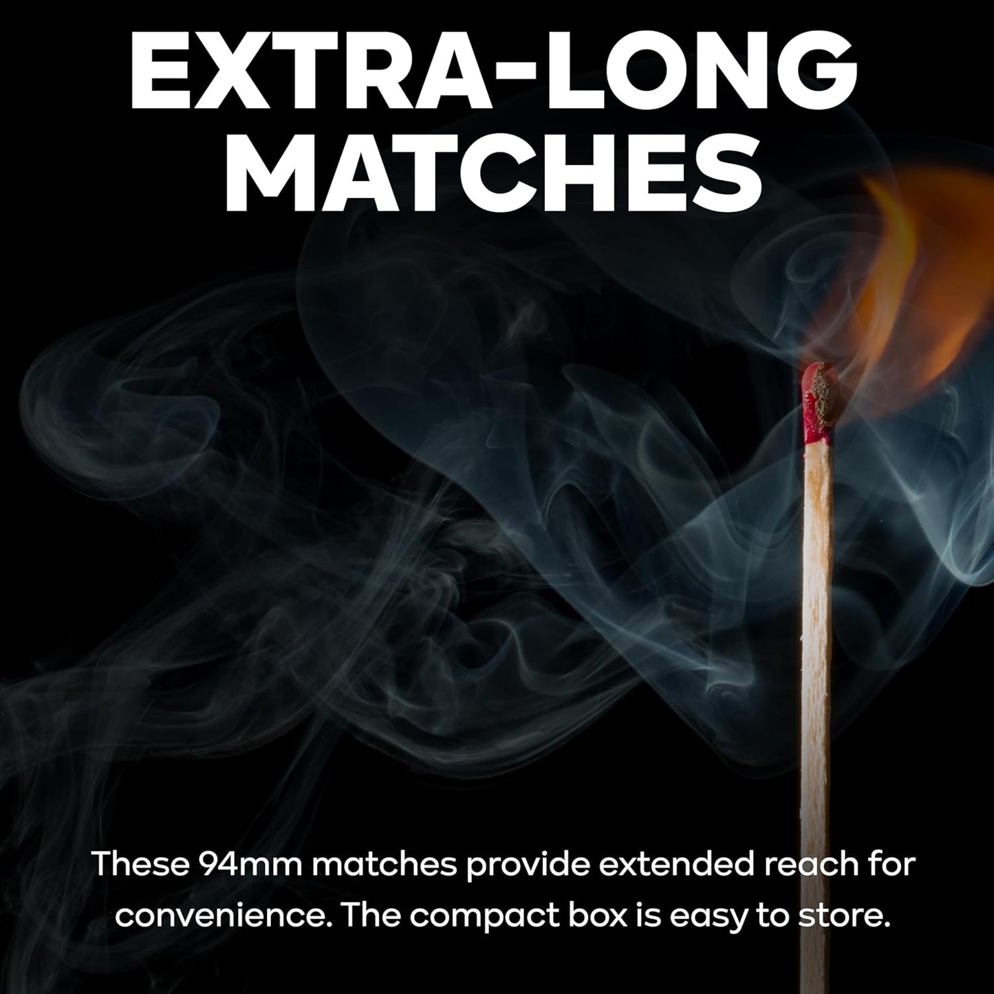 - Extra Long Safety Matches (Pack of 5)