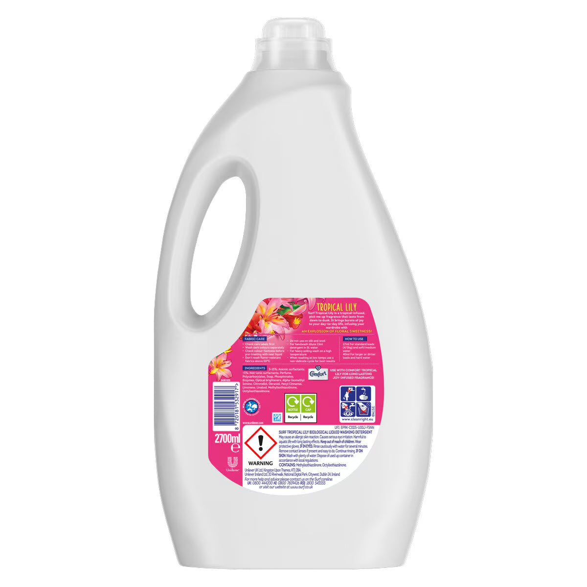 Tropical Lily Laundry Liquid, 100 Wash