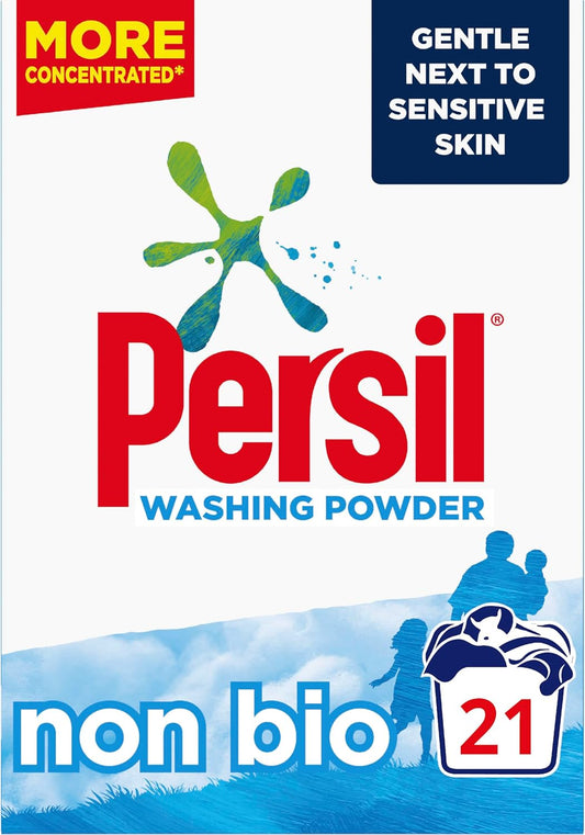 Non Bio Washing Powder 100% Recyclable Pack for Stain Removal That'S Gentle Next to Sensitive Skin 1.05 Kg (21 Washes) (Package May Vary)