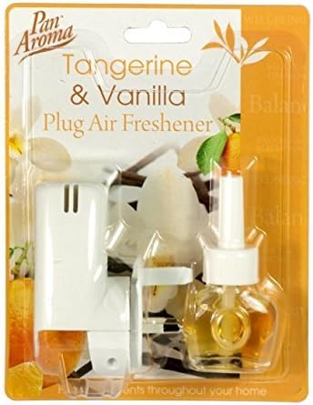 3 X  Plug Air Freshener Tangerine & Vanilla by
