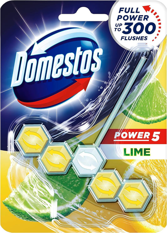 Power 5 Lime Toilet Rim Blocks 55 G