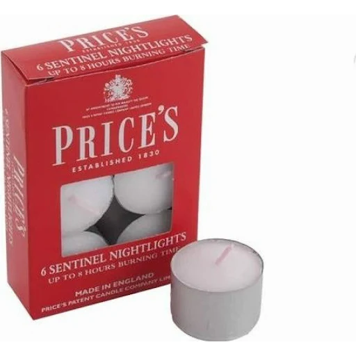 Prices Household Candles White