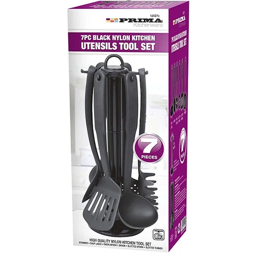 Silicone Cooking Utensil Set,  8-Piece Kitchen Set with Natural Acacia Wooden Handles,Food-Grade Silicone Heads-Silicone Kitchen Gadgets Spatulas Set for Nonstick Cookware- Black