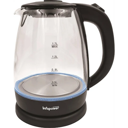 Kitchen Pro Glass Kettle Infapower X507 1.8L Cordless Glass Kettle 1800W